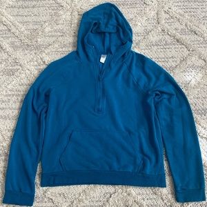 Quarter zip pretty blue hoodie!